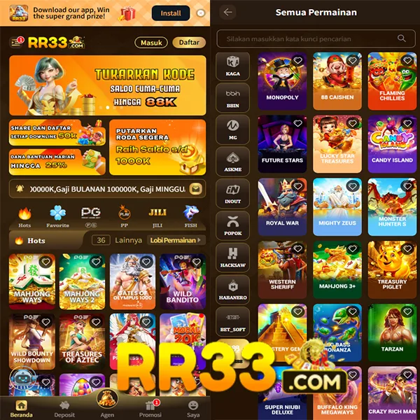 RR33 Bonus Member Baru 100%
